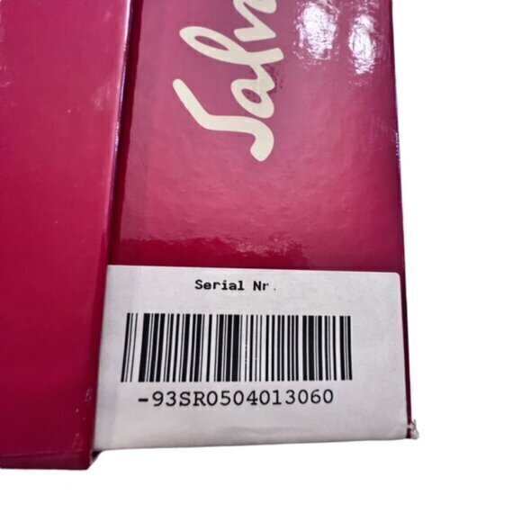 🎉SALE🎉 Salvatore Ferragamo Beige Fabric Weave Heels 6 AAAA GLAM Luxury NIB - Picture 15 of 16